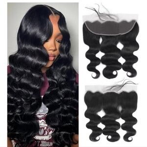 13x4 HD Lace Frontal Body Wave 16 Inch 100% Unprocessed Brazilian Virgin Hair